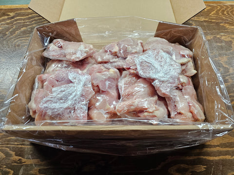 Chicken Thigh Box - Bone In / Skin On