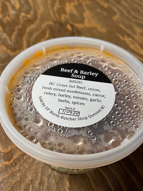 Beef & Barley Soup 16oz