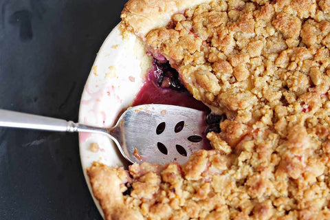 Blackberry Peach Crumble 9" Fruit Pie