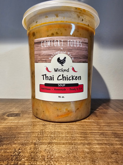 Thai Chicken Soup 32oz - Wicked Hot