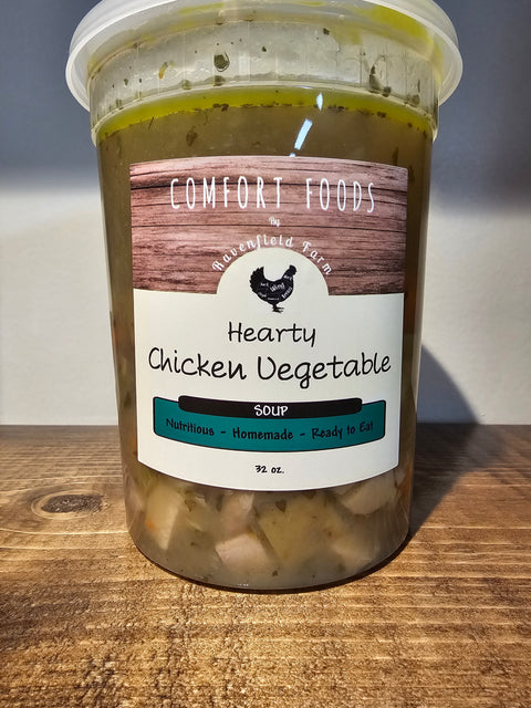 Hearty Chicken & Veg Soup 32oz