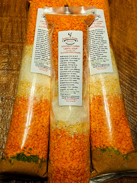 Sisters Soup - Coconut Curry Lentil Soup Mix