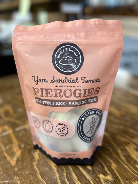 Nina's Gluten-Free Vegan Yam Sundried Tomato Perogies