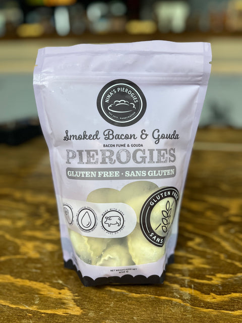 Nina's Gluten-Free Smoked Bacon & Gouda Perogies