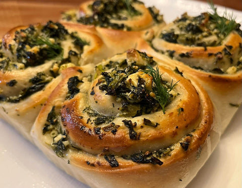 Savory Rolls - Spinach & Feta