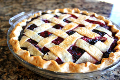 Blackberry Apple Lattice 9" Fruit Pie